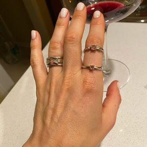 Rebecca Minkoff Arrow Puzzle & negative space ring